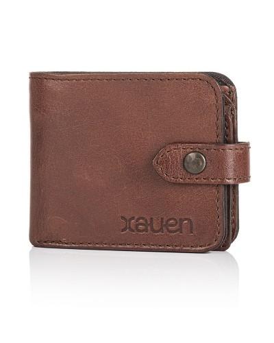 Kyda es una cartera de cuero vacuno de alta calidad hecha artesanalmente