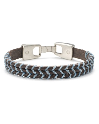 Nautilus VI es una pulsera de cuero cosida con hilo encerado